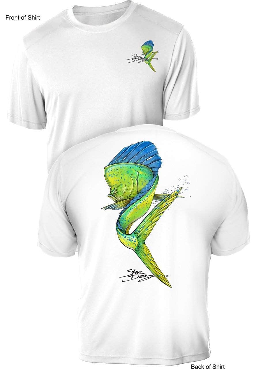 Mahi Swim- UV Sun Protection Shirt - 100% Polyester - Short Sleeve UPF 50
